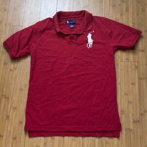 Polo by Ralph Lauren Men's Red Polo Shirt